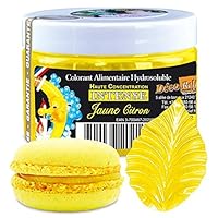 Lemon Yellow (Jaune Citron) Intense Water Soluble food colour (50g)