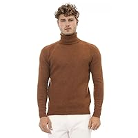 Elegant Turtleneck Alpaca Blend Men's Sweater