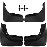 SCITOO 4Pcs Mud Flaps, Vehicles Mudguard Splash Guards Front and Rear Set, Fenders for Volkswagen for Golf 2010 2011 2012 2013 2014,for Volkswagen for GTI 2010 2011 2012 2013 2014