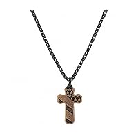 Montana Silversmiths Faded Glory Cross Necklace - NC3771BLB