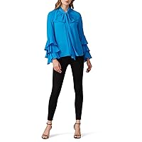 Rent The Runway Pre-Loved Blue Bell Sleeve Blouse