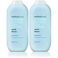 Method Body Wash, Wind Down, 18 FL OZ (532ml) - 2-PACK