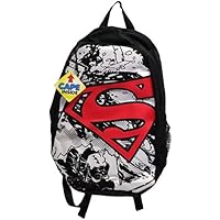 Superman Black and White Cape Backpack