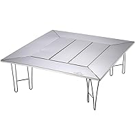 キャンピングムーン(camping moon) Hearth Table, Large, T-503 Full Set with 3 Center Plates