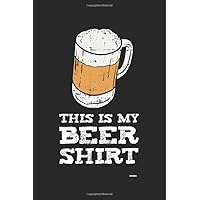 This is my beer drinking shirt: A5 point grid notebook for beer drinkers, party people, craft beer fans