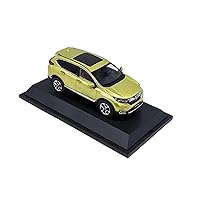 Scale Model Vehicles 1:43 for Honda CR-V SUV Car Model Scale Diecast Vehicle Collectible Metal Toy Car Gift Yellow Finished Diecast Model