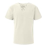 T-Shirts for Men,Loose Plus Size Short Sleeve Solid Top Summer Fashion Outdoor Shirt Trendy Tees T Shirt Blouse