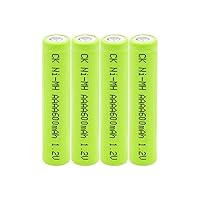 Rechargeable Batteries Rechargeable AAAA 600Mah Ni-Mh Batteries 1.2V 4 Pcs