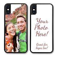 iPhone XR, Photo Phone Case Compatible with iPhone XR [6.1 inch] Personalized Your Picture or Image Printed On The Case Protective Case IPXR Black