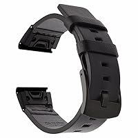 Leather Watchband Strap for Garmin Fenix 5X/5S plus/6/6X pro/3 HR Smart Watch Bracelet Wristband Quick Release Accessories