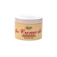 Creme De Corps Soy Milk and Honey Whipped Body Butter Cream, 8 Oz