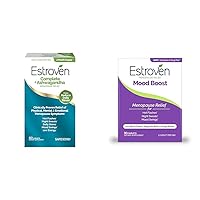 Estroven Complete Menopause Relief + Ashwagandha 60 Ct & Estroven Mood Boost Menopause Relief 30 Ct