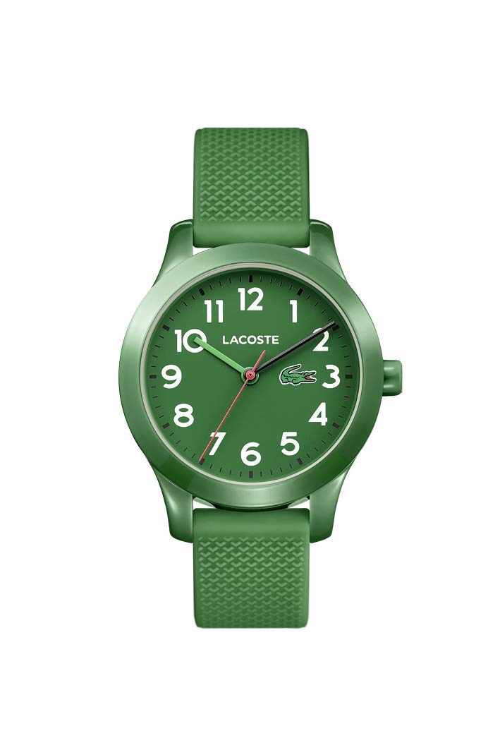 Lacoste Kids' TR90 Quartz Watch with Rubber Strap, Green, 14 (Model: 2030001)