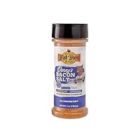 Fat Boy Natural BBQ Denny's Bacon Salt - Perfect for Pork, Chicken, Seafood, Vegetables, Potatoes, Popcorn & More - Clean Ingredients, Gluten Free, and No MSG - 7oz (198.5g)