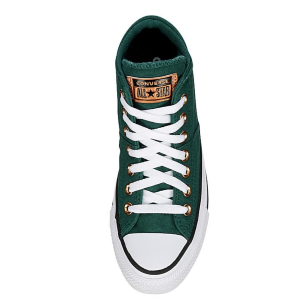 Converse Unisex Chuck Taylor All Star Madison Ox Mid High Canvas Sneaker - Lace up Closure Style - Dark Green