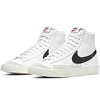 Nike BQ6806-100 Blazer, Mid Sneakers, Blazer, BLAZER MID 77 VINTAGE, White, White