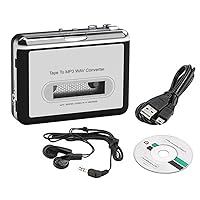 2-in-1 Walkman and Cassette Tape to MP3 WAV Converter with Earphone