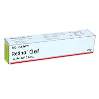 Retinol Gel 0.05 Vitamin A Repairs Fine Lines & Wrinkles, Scar Treatment, Sun Spots, Anti-Aging (20 Gram / 0.7 Oz)