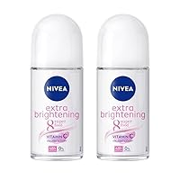 Nivea Extra Brightening 8 Super Food, Vitamin C Collagen Booster Underarm Roll on Deodorant, Size 50 ml, 1.69 Oz (Pack Of 2)