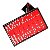 Omura Games | Double 6 Red Jumbo Dominoes