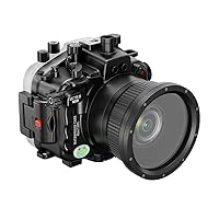 Seafrogs Professional Underwater Housing for Sony A7R III A7M III [40m/130ft] Camera Housing Diving Case V3 for Sony A7iii A7riii A7r3 A7m3 (Standard Port) Zoom Ring for FE 16-35 F4 Included