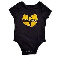Wu-Tang Clan Baby Grow Band Logo Official Black 0 To 24 Months