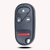 Key Fob Keyless Entry Fits for 1998 1999 2000 2001 2002 Honda Accord 1999-2003 Acura TL Remote Control Replacement KOBUTAH2T, 72147-S0K-A02, 4 Buttons 315MHz
