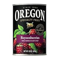 Oregon Fruit Products, Canned Fruits, 15oz Can (Pack of 3) (Choose Fruit Below) (Boysenberries in Light Syrup)