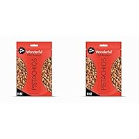 Wonderful Pistachios No Shells, Chili Roasted, 11 Ounce Bag, Protein Snack, Gluten Free, On-the-Go Snack (Pack of 2)