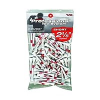 ProActive Sport TPTS218W120 2-1/8 PTS Shortee White Prolength Tee - 120 Pack