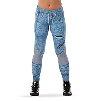 Tie Dye Distressed Denim Leggings for Womens and Girls