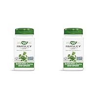Nature's Way Premium Herbal Parsley Leaf Provides Chlorophyll, 100 Vegan Capsules (Pack of 2)