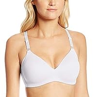 Warner's Women's No Side Effects Underarm-Smoothing Comfort Wireless Lightly Lined T-Shirt Bra 1056, White, 38D