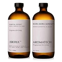 AromaTech Essential Oils Set of Santal Night and Bora Bora Serenity - 120 Milliliter