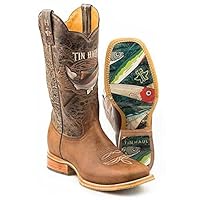 Men's Tin Haul Alpha Angler Boots with Fishing Lure Sole Handcrafted