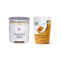 Multi Pack | Multani Mitti Powder + Wild Turmeric Powder for bundle……