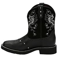 Justin Women's Mandra Western Boot Square Toe Black 8.5 M US