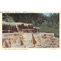 Hymen Terrace Yellowstone Park, USA National Parks Postcard