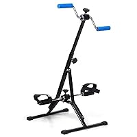 Portable Pedal Bike Exerciser, Arms and Legs Exercise Machine, Seated Exerciser, Suitable for Indoor Fitness