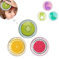 Hilph® Bundle of 3 Dinosaur Kids Ice Packs for Injuries + 3 Fruits Pattern Kid's Boo Boo Ice Packs for Injuries