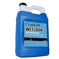 WET LOOK All Season Dressing 1 Gallon - Exterior Rubber & Plastic Solvent Based Dressing for Car Detailing | Produces a Deep, Rich, Long lasting shine | Safe For Cars Trucks, Motorcycles, RVs