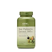 Herbal Plus Saw Palmetto Extract 160mg, 200 Capsules, Supports Healthy Prostate Health