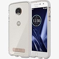 tech21 Evo Check Case for Moto Z Play Droid clear/white