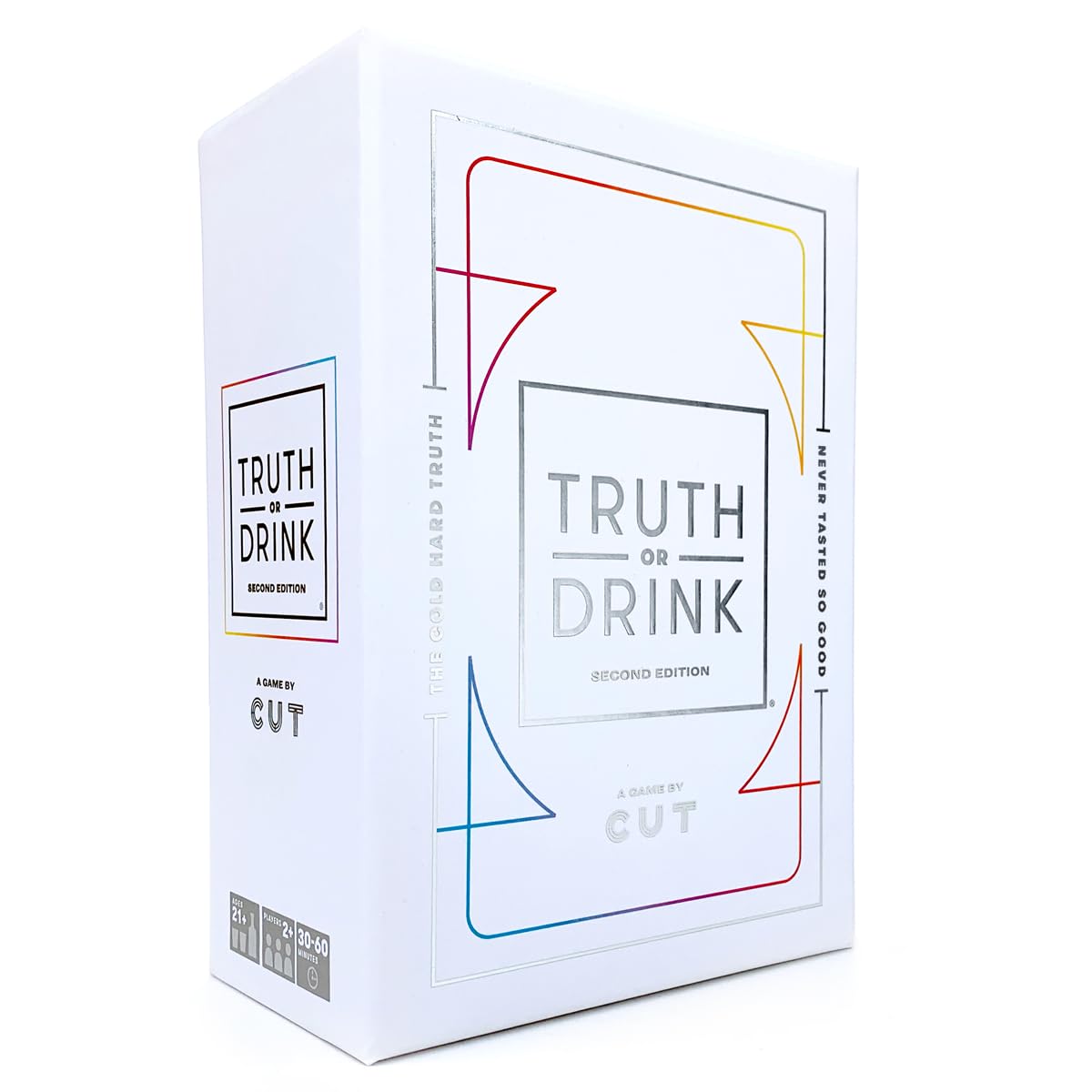 Truth or Drink Original Card Game by Cut, 432 Hilariously Funny Questions + 55 Strategy Cards, Unleash Your Secret, Famed Social Media Game for Party & Game Night