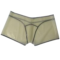 Briefs Hot Sexy Latex Rubber Men's Boxer Panties Shorts Underwear Unique