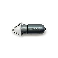 Bullet 02 - Mini Tactical LED - World's Smallest LED Flashlight Keychain Light (Gunmetal)