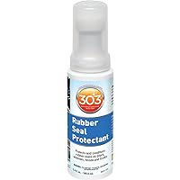 303 Rubber Seal Protectant - Protects And Conditions Seals On Doors, Windows, Hoods, Trunks Rejuvenates Color Old Seals, 3.4 fl. oz. (30324), Blue