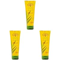 Lily Of The Desert Gelly Moisturizer - 99% Organic Aloe Vera Gel for Skin, After Sun Care with Aloe, Vitamin E Oil, and Vitamin C for Sunburn Relief, 8 Fl Oz (Pack of 3)