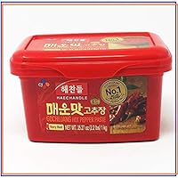 GP Haechandle Gochujang, Very Hot Pepper Paste, 1kg (Korean Spicy Red Chile Paste, 2.2 lbs.) by GP Xtreme