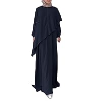 Kaftan Dresses for Women Long Maxi Robe Ramadan Abaya Dress Floral Long Sleeve Muslim Arabic Eid Clothes